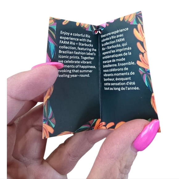 Starbucks Farm Rio Collab Vacuum Insulated 20 Ounce Water Bottle - Picture 5 of 6